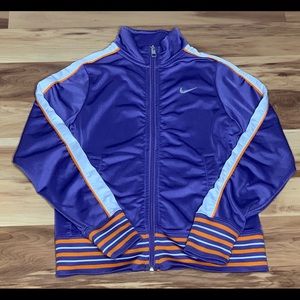 Nike Purple Orange White Running Track Jacket M
